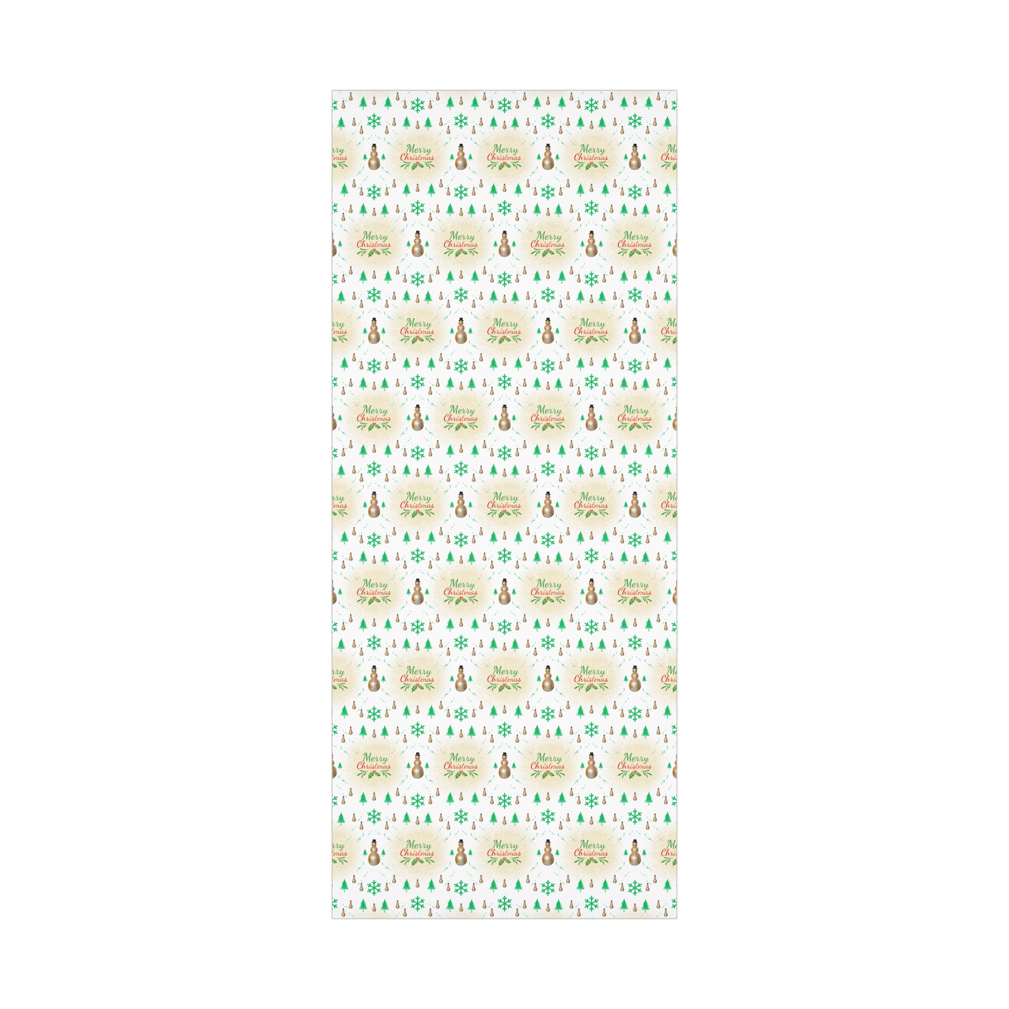 T Squared Happy™ Holiday Gift Wrap – Magic of Winter Snowman Gift Wrap
