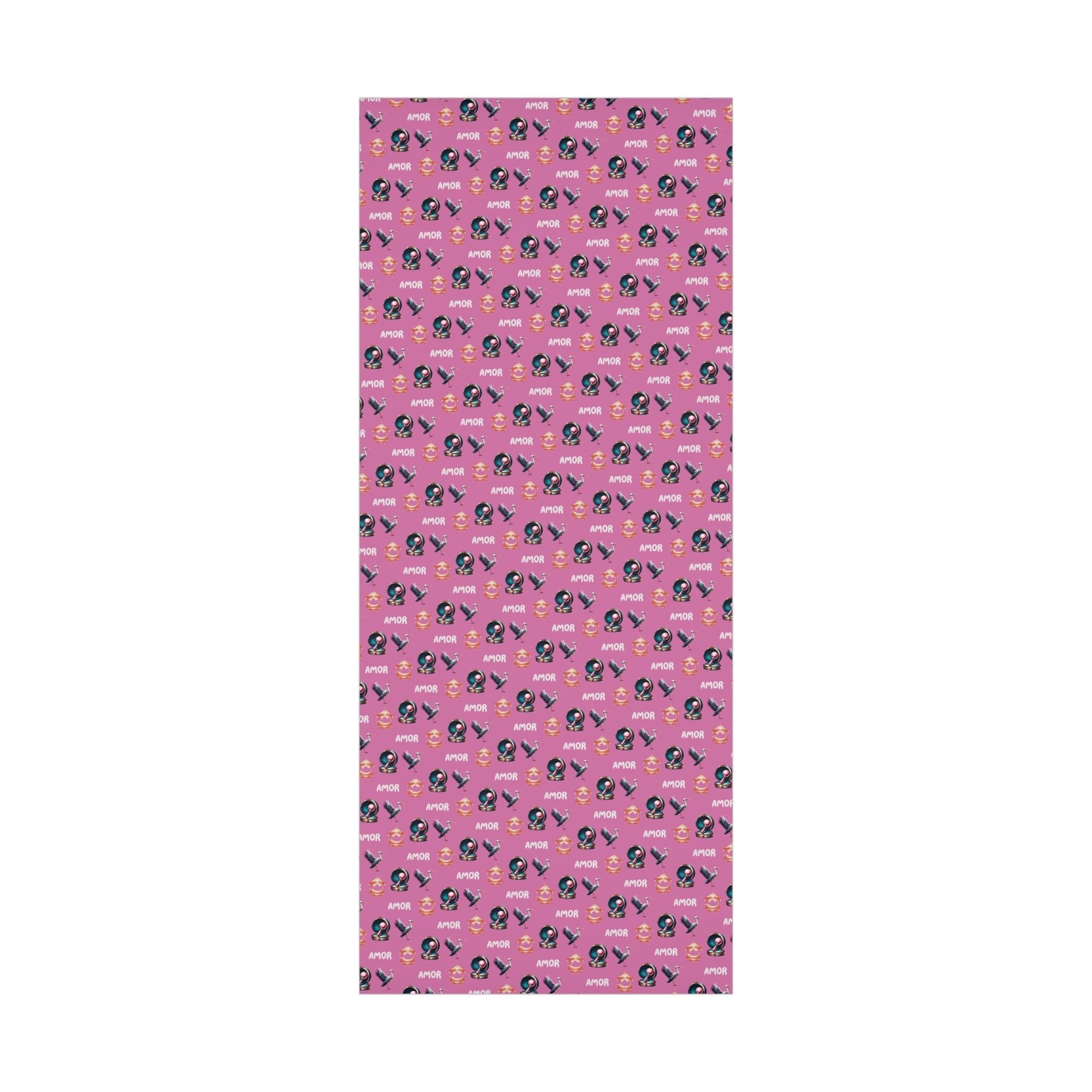 Amor Pink Baby Shower Gift Wrap - T Squared Happy Gifts