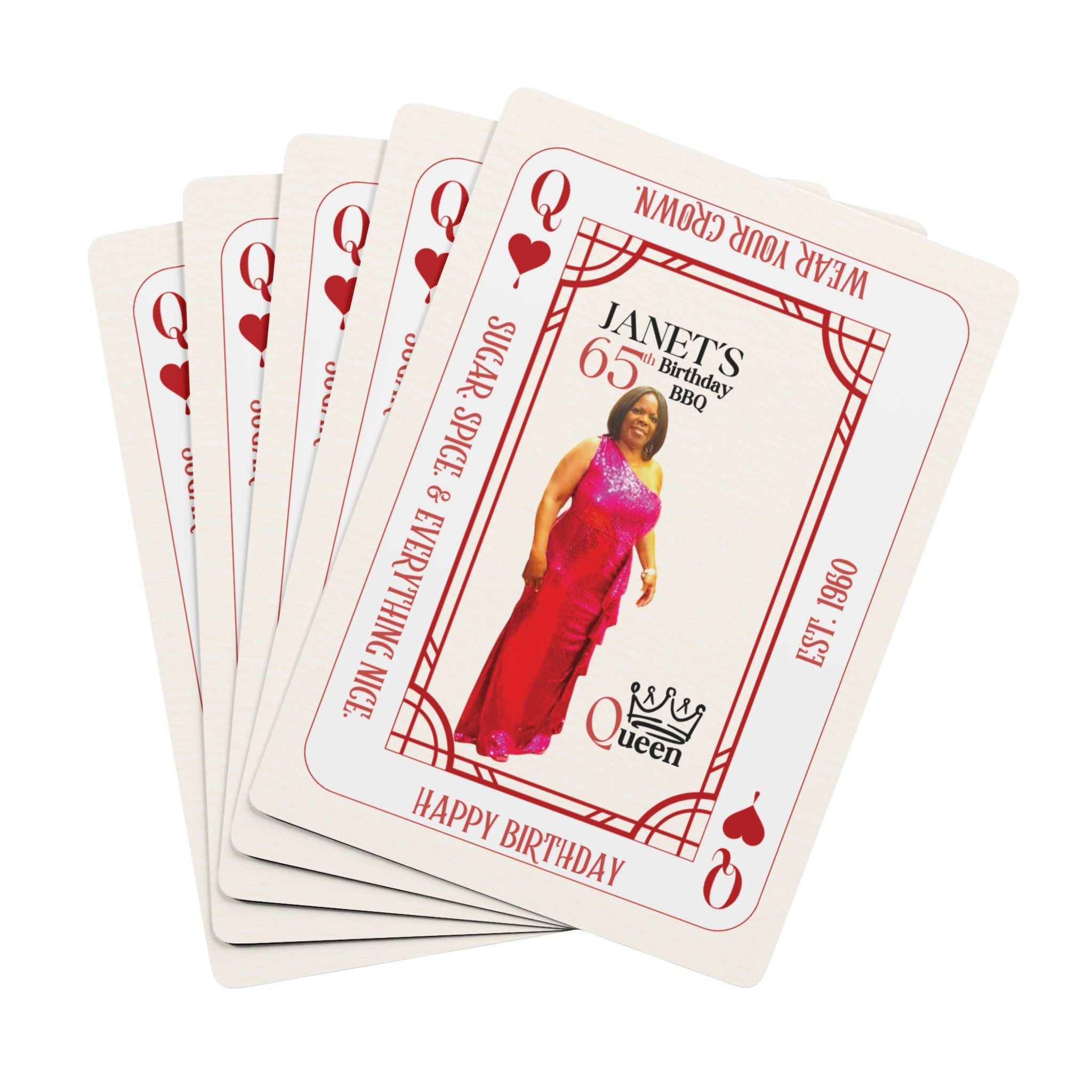 Customizable Playing Cards - T Squared Happy Gifts