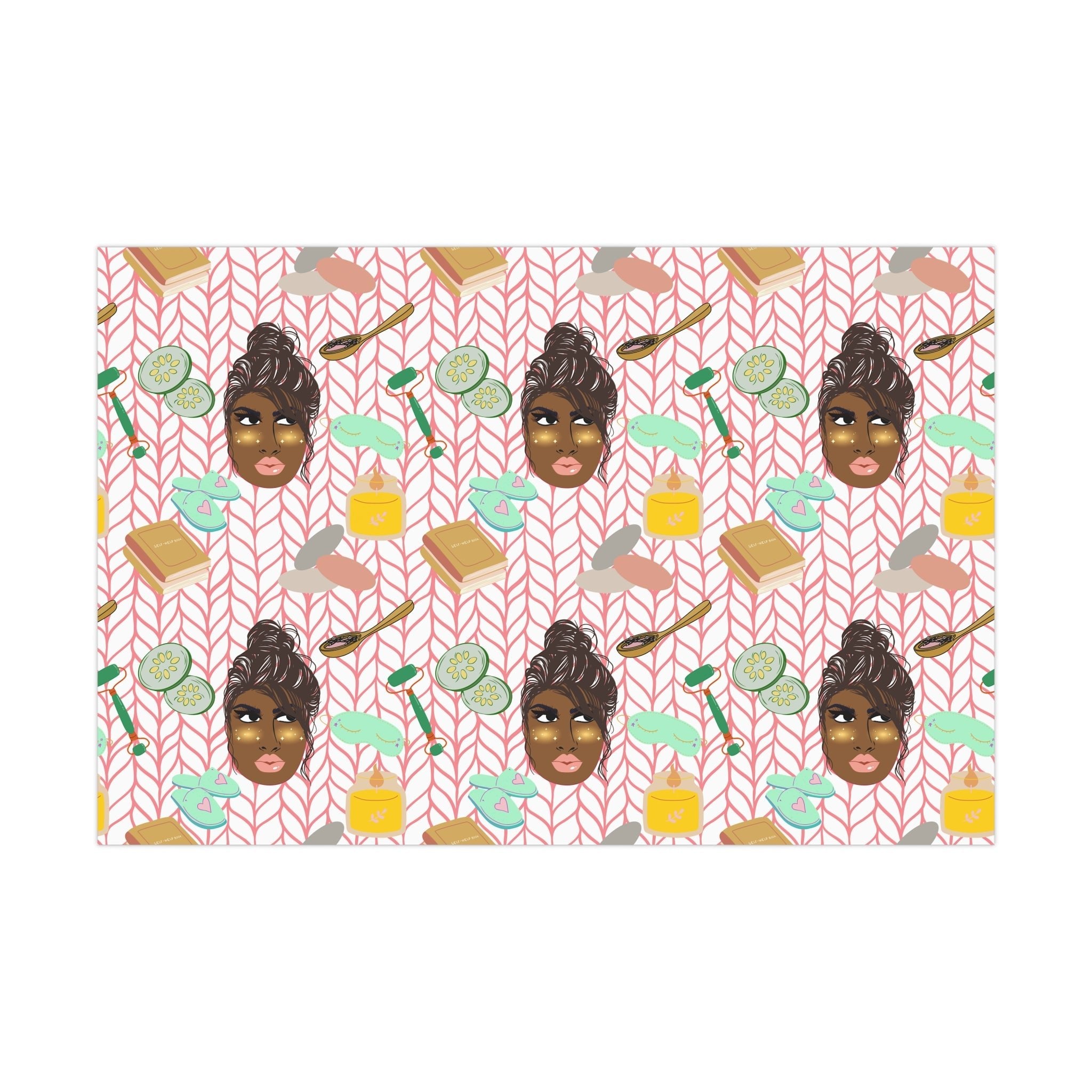 Embrace Self - Care Gift Wrap - T Squared Happy Gifts