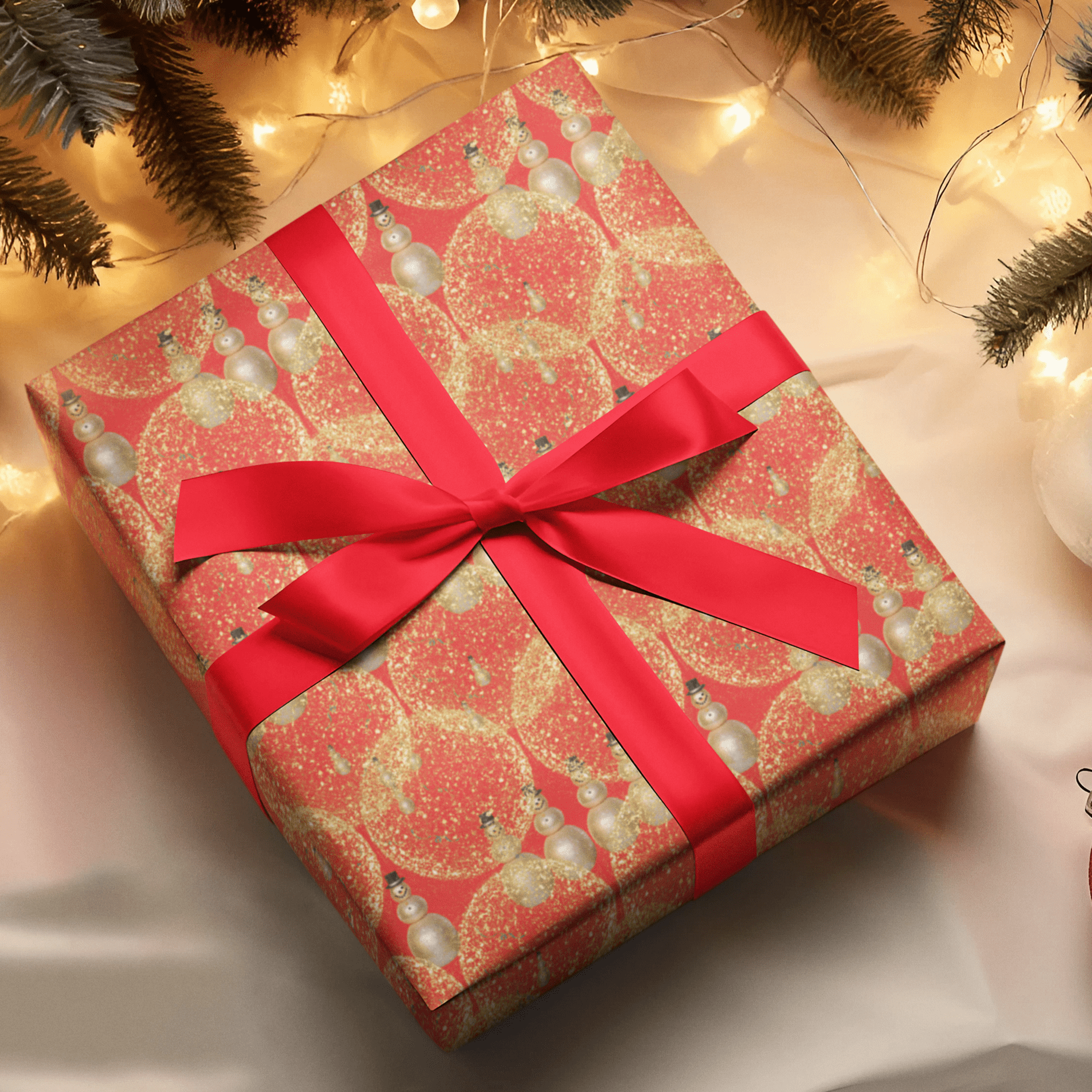 Modern Frosty Magic Gift Wrap - Sparkle Your Gifts - T Squared Happy Gifts