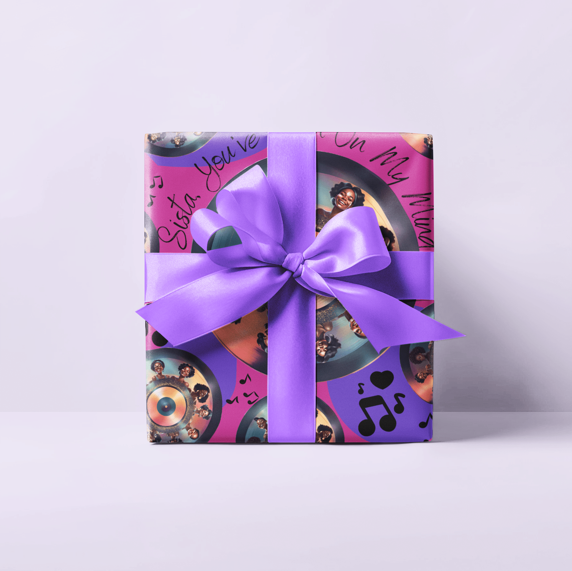 Sista, You've Been On My Mind Gift Wrap - T Squared Happy Gifts