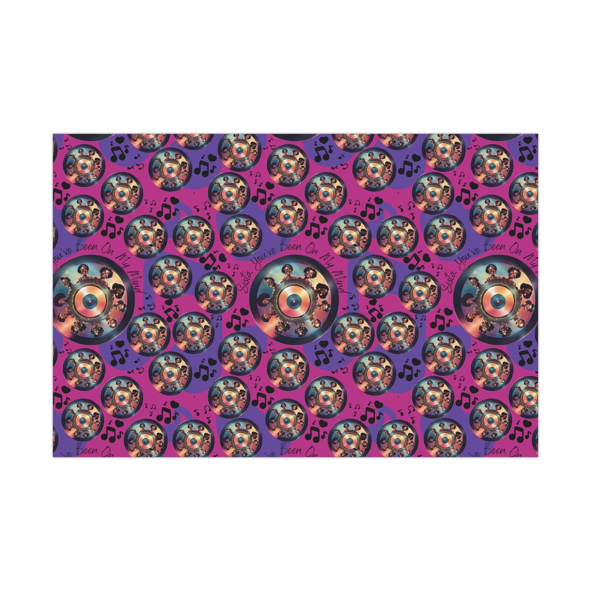 Sista, You've Been On My Mind Gift Wrap - T Squared Happy Gifts