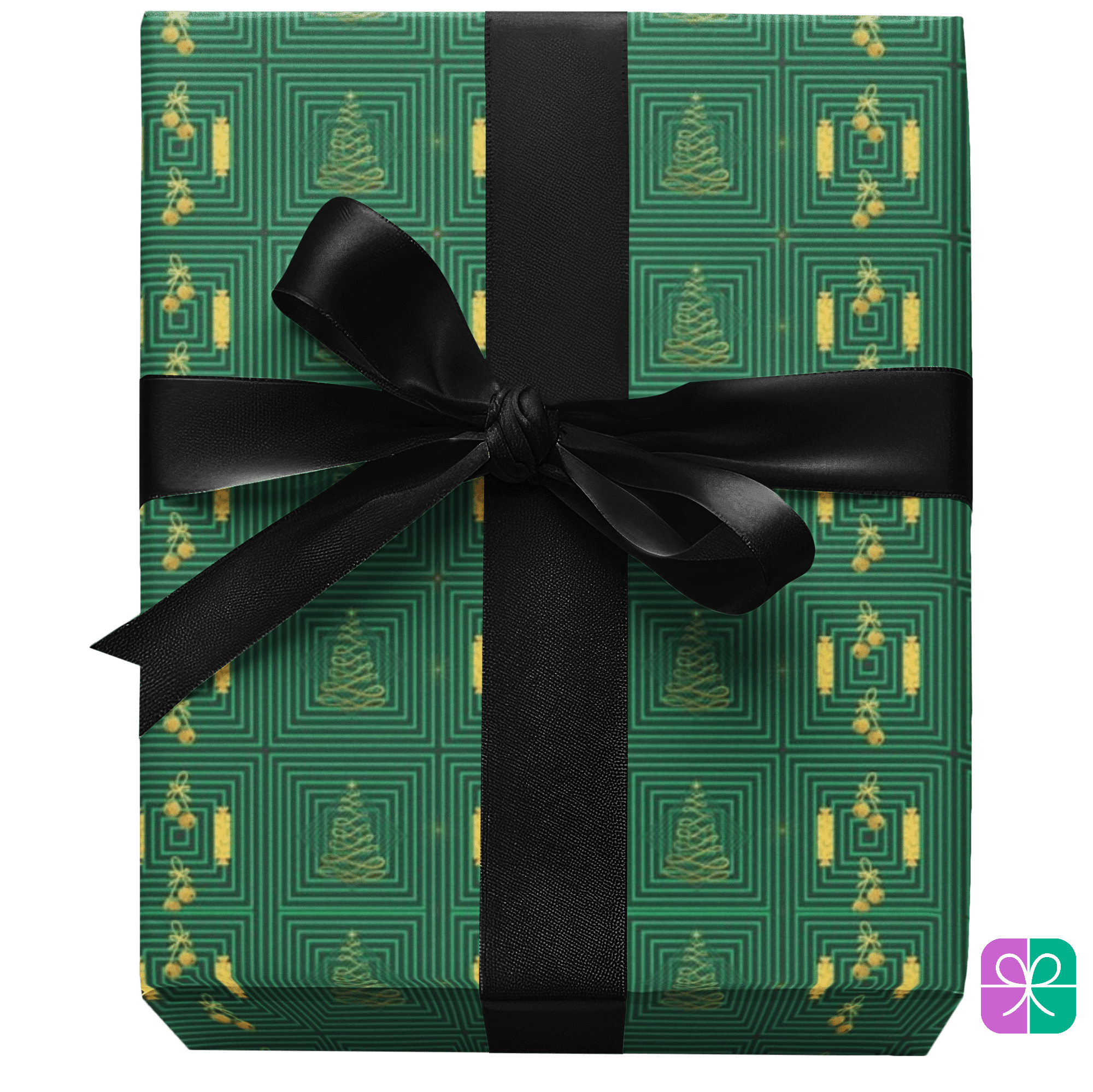 T Squared Happy™ Holiday Gift Wrap – Green with Envy - T Squared Happy Gifts