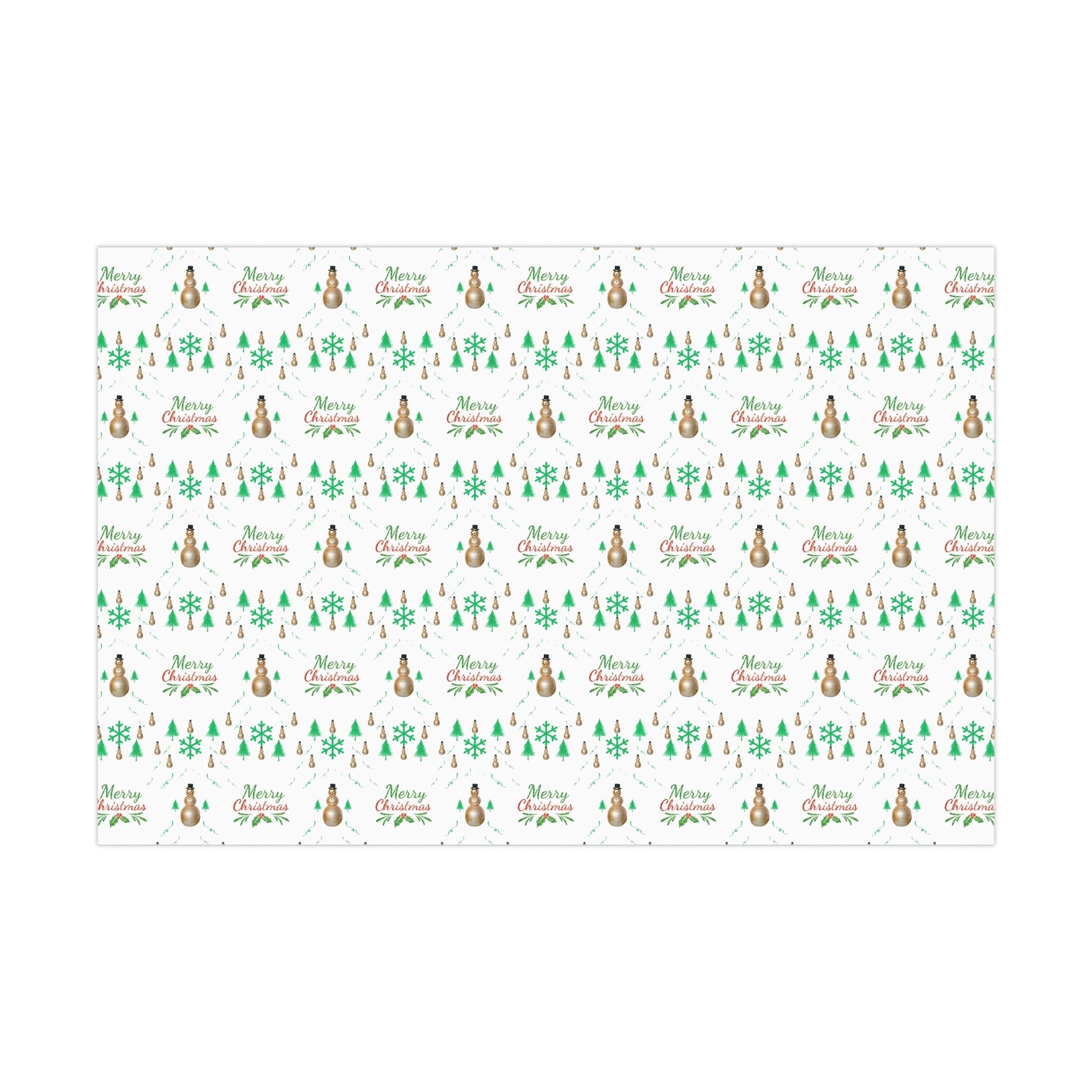 T Squared Happy™ Holiday Gift Wrap – Magic of Winter Snowman Gift Wrap - T Squared Happy Gifts