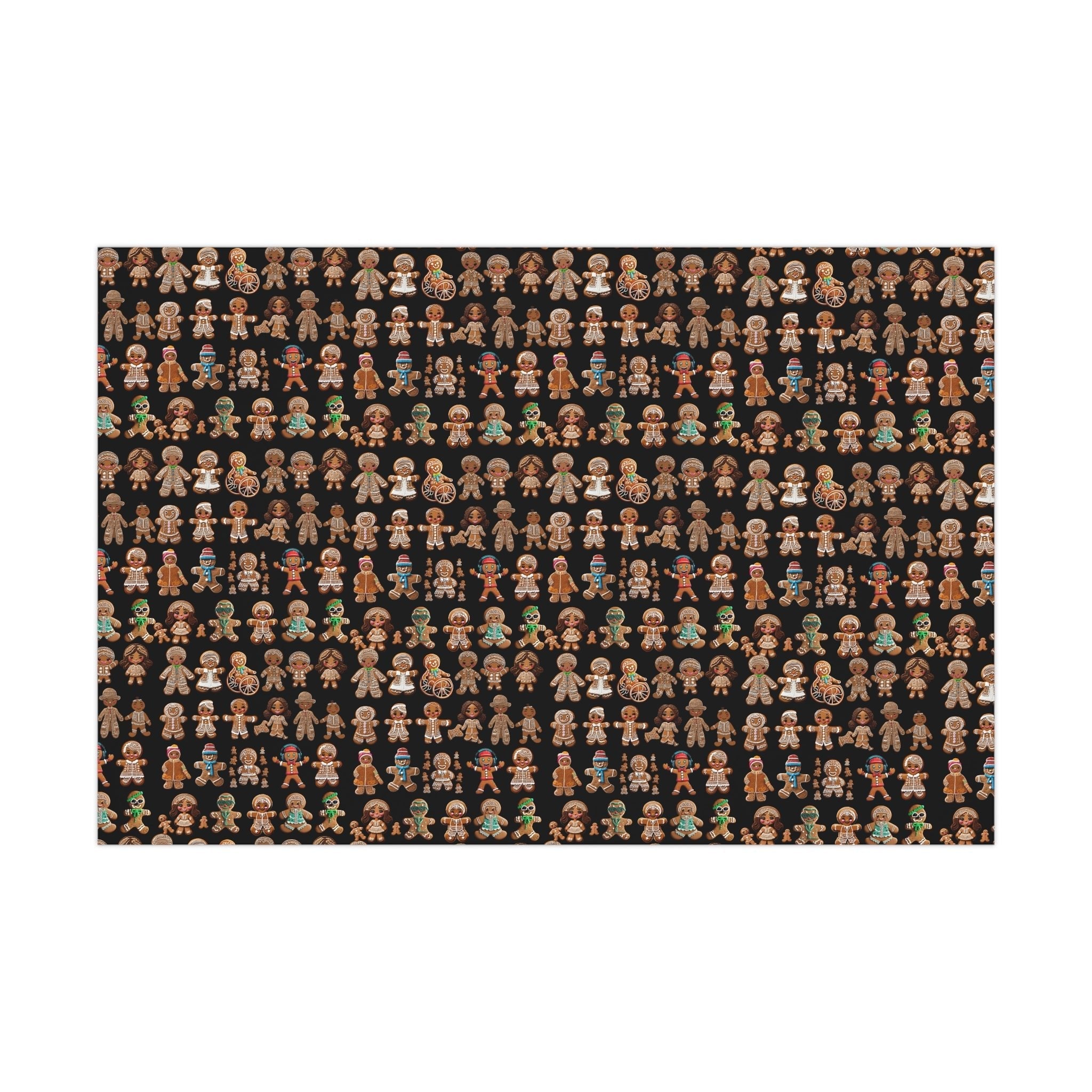 T Squared Happy™ Holiday Gift Wrap – Sugar and Spice Gingerbread - T Squared Happy Gifts