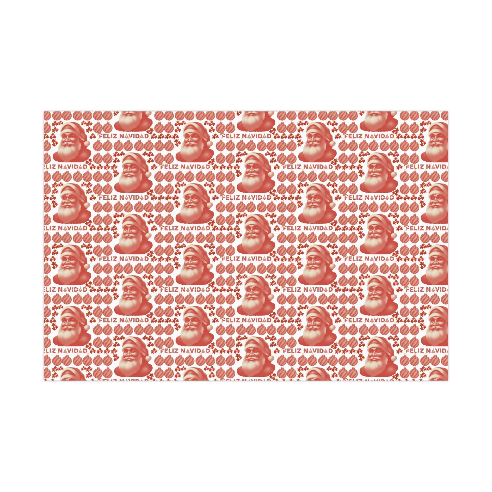 T Squared Happy™ Papa Noel's Feliz Navidad Gift Wrap - T Squared Happy Gifts