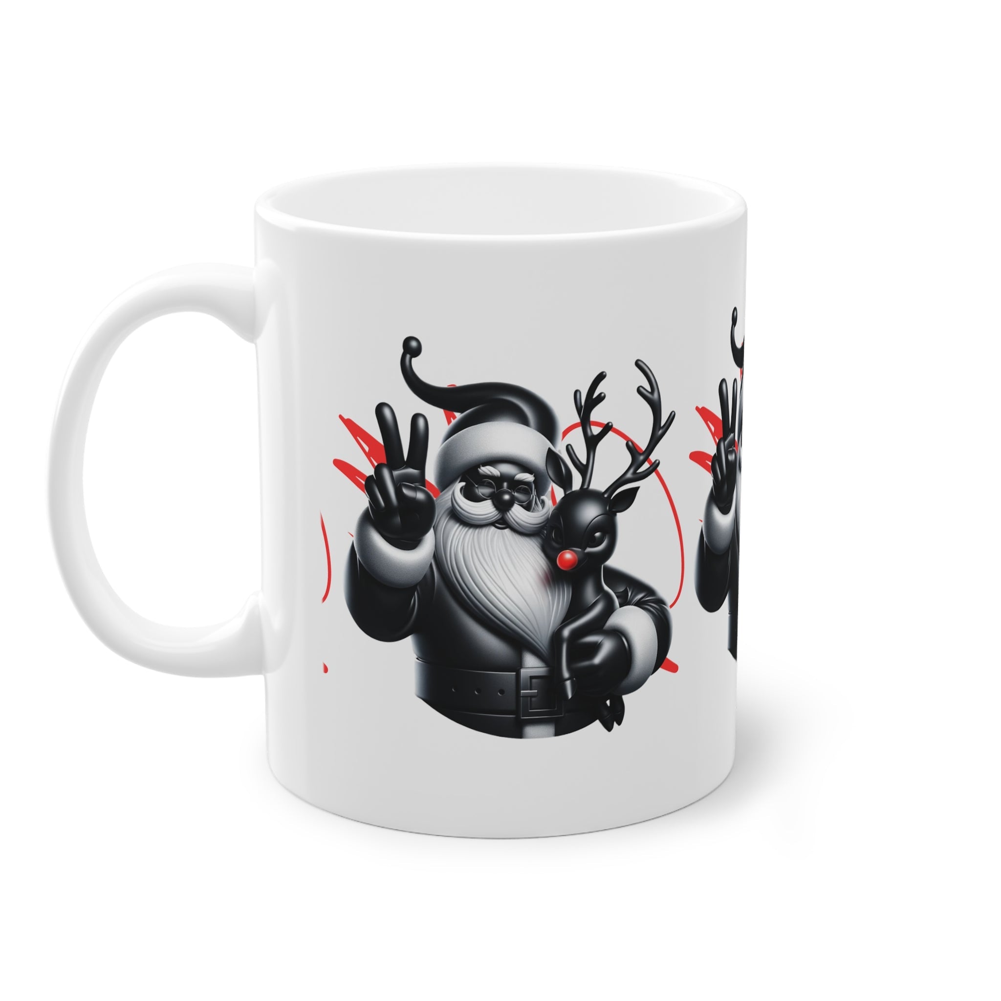T Squared Happy™ Santa's Peace Mug - T Squared Happy Gifts