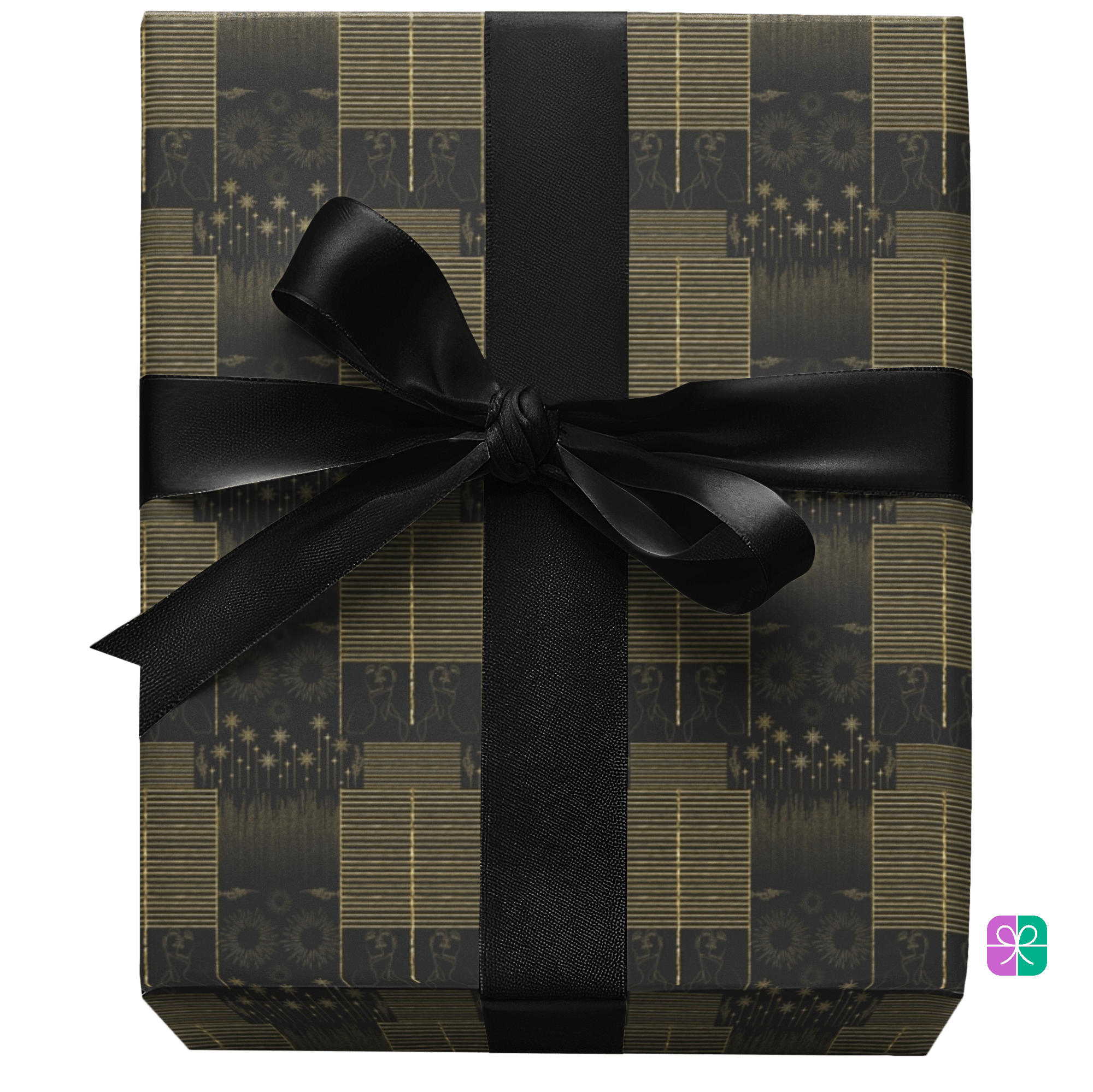 T Squared Happy™ Eclipse Noir Gift Wrap - T Squared Happy Gifts