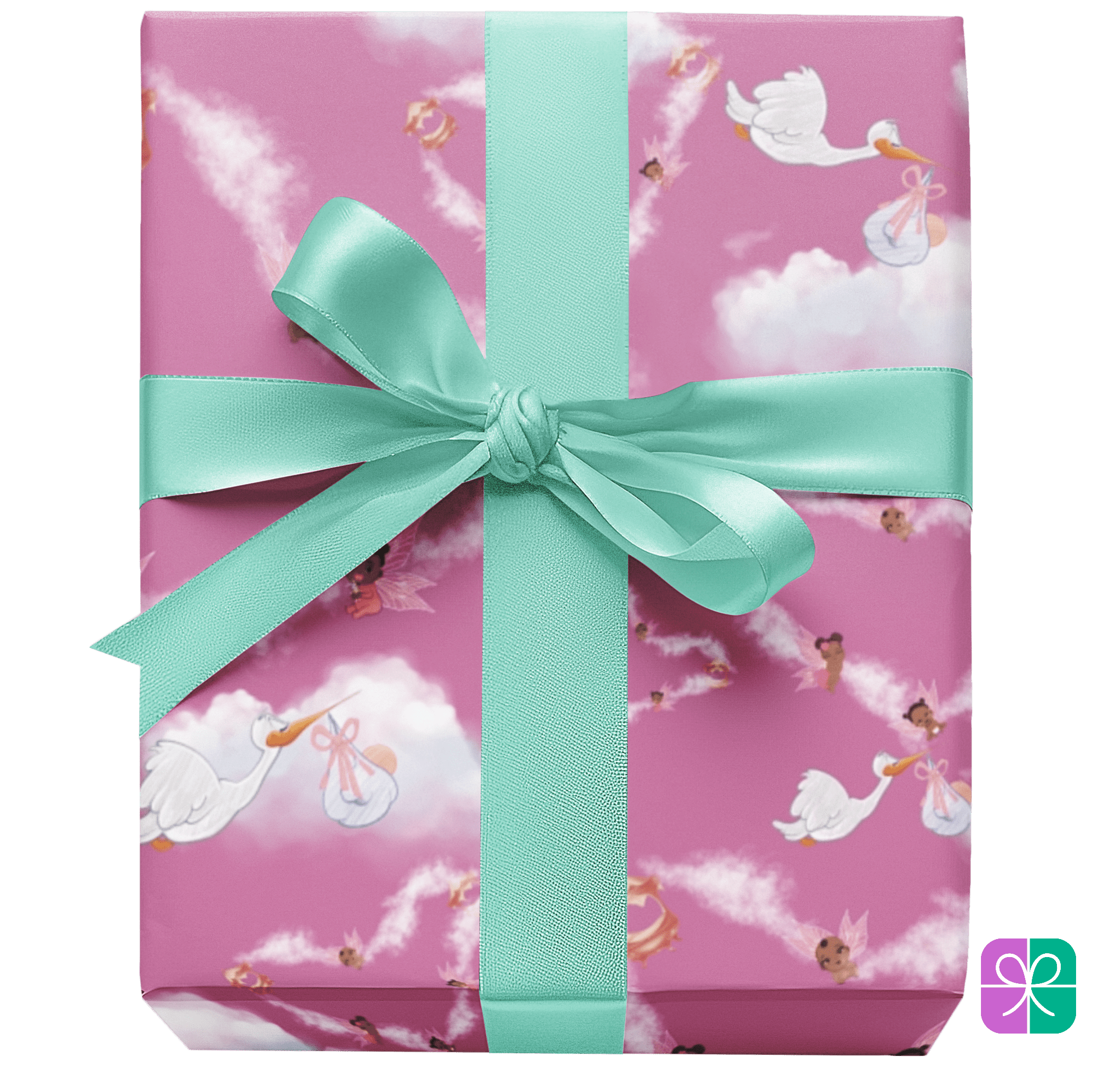 T Squared Happy™ Gift Wrap – Heaven Sent Baby Shower - T Squared Happy Gifts