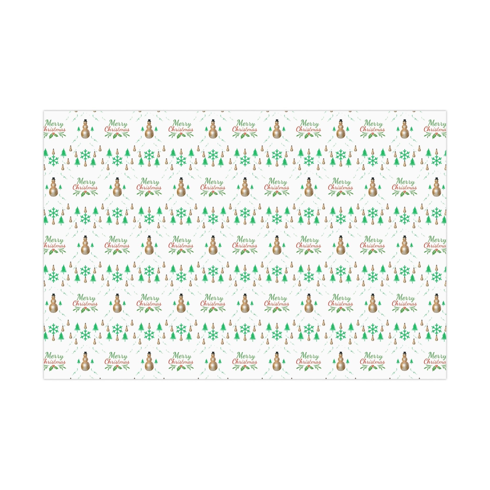 T Squared Happy™ Holiday Gift Wrap – Magic of Winter Snowman Gift Wrap - T Squared Happy Gifts