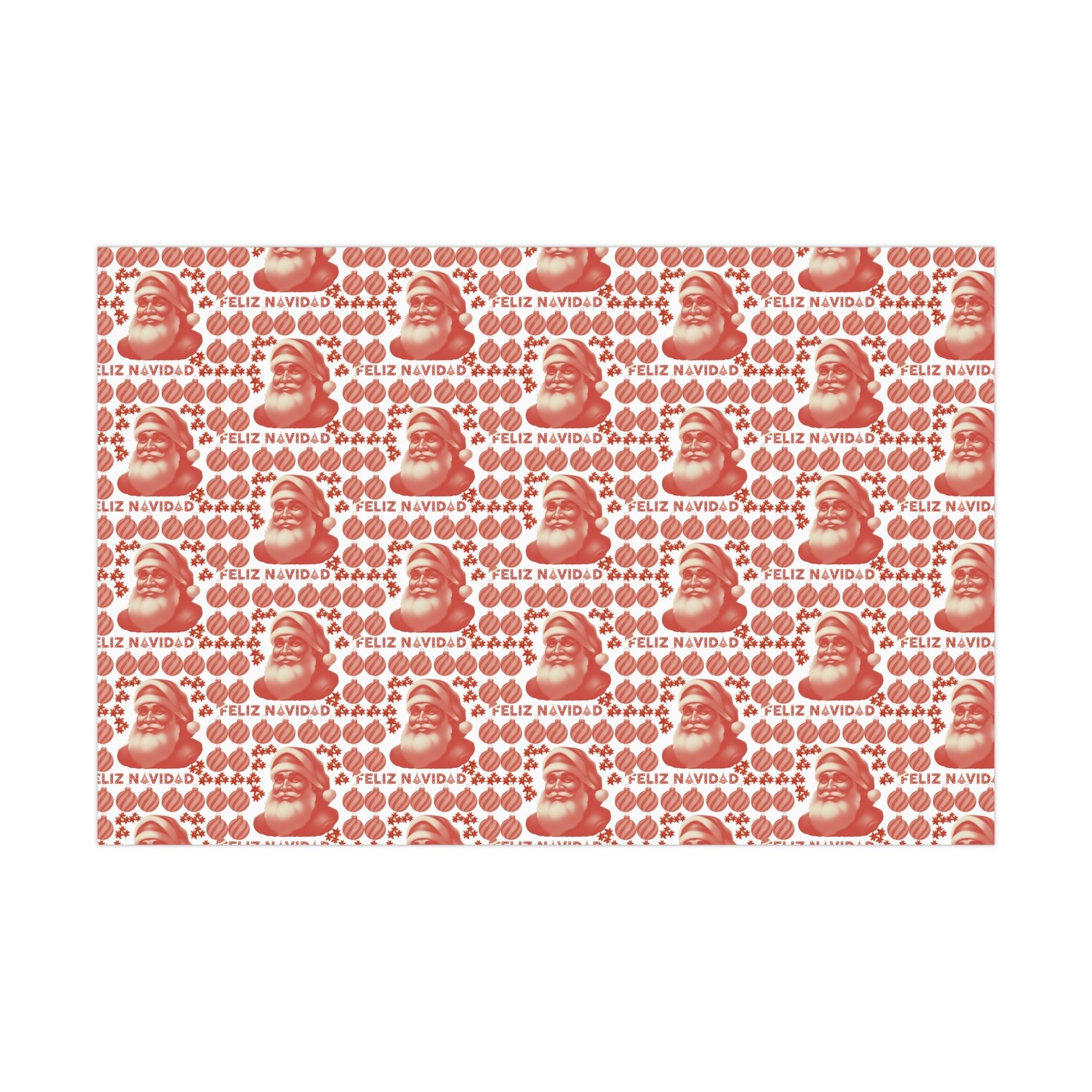 T Squared Happy™ Papa Noel's Feliz Navidad Gift Wrap - T Squared Happy Gifts